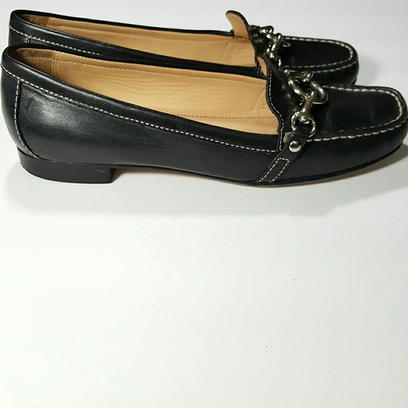 COACH EDY Slip on leather Loafers size 7M - Picture 4 of 7